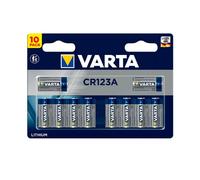 VARTA CR 123A SP - Batteria al litio, CR123A, 1430 mAh, confezione da 10