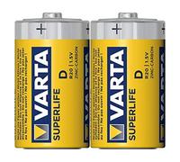 Varta Cons.Varta 4008496556540 - Carbone di zinco Mono 2020 FOL.2 SUPERLIFE 1,5 V