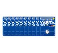 Varta CR1220 Batteria Litio 3V 1 Pezzo Blister - Set Da 10