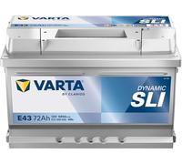 Varta E43 Batteria Auto Blue Dynamic 58372, 12V, 72 Ah, 680 A