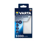 Varta Energy 5000 Polimeri di litio (LiPo) 5000 mAh Nero, Bianco NEW