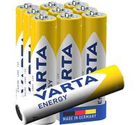 Varta 4103 - Pack di 10 batterie alcaline AAA, colore: blu