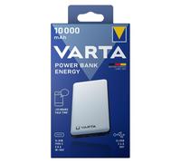 Varta Energy Power Bank 10000mAh, Caricatore Rapido USB C, 3 Uscite