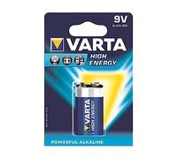 Varta Longlife Power, Batteria Alcalina, 9V, E-Block, 6LP3146
