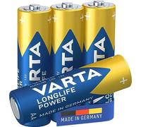 Varta High Energy AA Alkaline 1.5V non-rechargeable battery - Non-Rechargeable Batteries (Alkaline, Cylindrical, 1.5 V, 4 pc(s), AA, Blue, Silver)