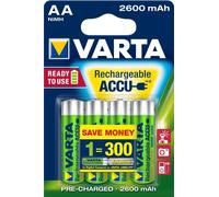 Varta HR06 Professional Accu 2600mAh 4 AA Batterie