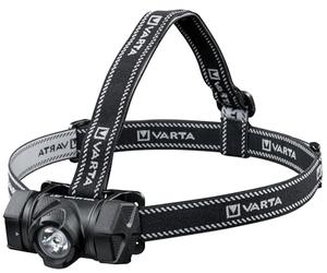 Varta Indestructible H20 PRO 4 Watt LED, 3X AAA Longlife Power, Nero | IP67, IK08, testa orientabile, 2 livelli di luce, fascia lavabile, incl. 3x AAA Pile, involucro robusto e durevole