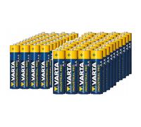 Varta Industrial Batterie alcaline AAA e AA 80 pezzi (40x AAA + 40x AA)