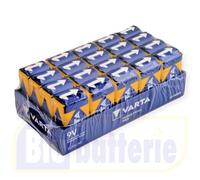 VARTA INDUSTRIAL Box confezione 20 batterie alcaline 9 Volt PROCELL ENERGIZER