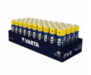 Varta Industrial Pro Batteria alcalina Mignon AA in vassoio da 40 pezzi