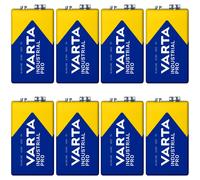 Varta Industrial Pro Batterie 9V alcaline 8 pezzi (6LR61)