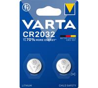 Varta LITHIUM Coin CR2032 [Batteria a bottone, 3V] Blister da 2 (1x2 CR 2032 - Warranty: 12M)