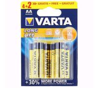 Varta Longlife Alcaline Stilo Bl.6 Pz Blister 10 4106101436
