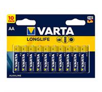 Varta Longlife Confezione da 10 batterie alcaline AA LR6 1,5 V