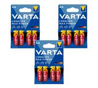 VARTA Longlife Max Power AA 1,5V - 4 batterie R06 LR6