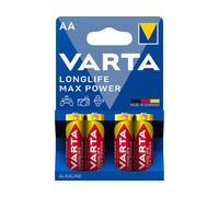 Varta Longlife Max Power AA LR6 Battery (4 Sack) Alcalino
