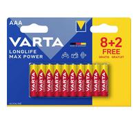 Varta Longlife Max Power AAA Blister 10 (8+2) Batteria Ministilo (AAA)