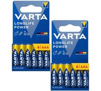 VARTA Longlife Power AAA LR03 6 pezzi 1,5V alcaline