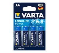 Varta longlife power batteria alcalina aa lr6 4 unità