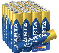 Varta Longlife Power Batteria Alcalina, Confezione da 24 Pezzi, Blu | LR03 1,5 V, Made in Germany, conservazione fino a 10 anni, per console di gioco, spazzolino, mouse, controller o torcia