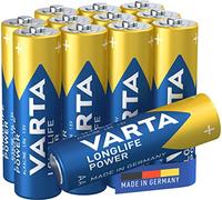 VARTA Longlife Power Batterie AA Micro LR03 (pacco da 12) Batteria alcalina - Made in Germany - Ideali per giocattoli, torce, controller e altri dispositivi a batteria