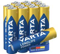 Varta Longlife Power Batterie Aaa Micro Lr03, Pacco Da 12, Batteria Alcalina, Blu