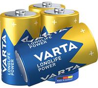 VARTA Longlife Power Batterie D Mono LR20 (pacco da 4) Batteria alcalina - Made in Germany - Ideali per giocattoli, torce, lettori CD e altri dispositivi a batteria