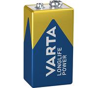 Varta Longlife Power, Batteria Alcalina, 9V, E-Block, 6LP3146