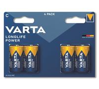 VARTA Longlife Power C Baby LR14 - Batterie alcalina, Made in Germany, Ideali per giocattoli, torce, lettori CD e altri dispositivi a batteria, Confezione da 4