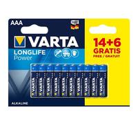 VARTA Longlife Power Pack 20 batterie AAA (14+6)