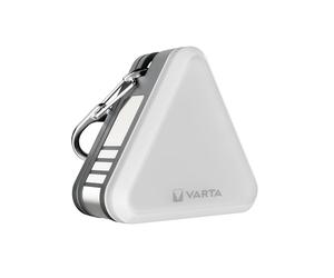 VARTA luce di sicurezza magnetica | bianco e rot, Magnet e Doppelkarabiner, reflektierende Elemente, incl. 2x CR2032, involucro robusto e durevole