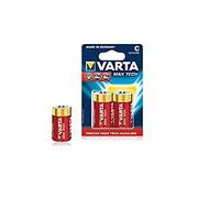 Varta Max Tech C Batterie Alcaline non Ricaricabili, 1.5 V, Multicolore