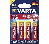 Varta MaxiTech LR6 - Set batterie AA, 1,5V, 1500 mAh, 4 pezzi