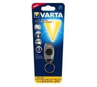 VAR LED MKCL - Torcia a LED KeyChain Light, 15 lm, argento, 2 x CR2016