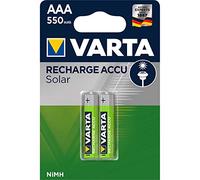 VAR SOL 2X550 - Solar, NIMH Akku, AAA (Micro), 550 MAh, 2er Pack