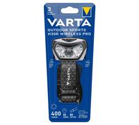 Varta Outdoor Sports H30R Wireless Pro 18650 Faro 400 Lumen Con Usb NUOVO