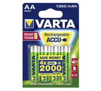 VARTA Pila Ricaric. AA 4x1350mAh - Ready2Use