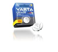 VARTA Pile a Bottone CR1620 confezione da 10 Power on Demand Lithium 3V