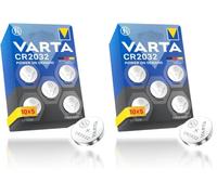 VARTA Pile a Bottone CR2032, confezione da 100, Power on Demand, Lithium, 3V, imballaggio sicuro per i bambini, per dispositivi Smart Home, chiavi dell'auto e altre applicazioni [Esclusivo su Amazon]