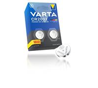 VARTA Pile a Bottone CR2032, confezione da 20, Power on Demand, Lithium, 3V, imballaggio sicuro per i bambini, per dispositivi Smart Home, chiavi dell'auto e altre applicazioni [Esclusivo su Amazon]