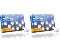 VARTA Pile a bottone CR2032, Confezione da 40, Power on Demand, Lithium