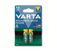 VARTA PHONE-AA - Batteria NiMh, AA (stilo), 1600 mAh, confezione da 2