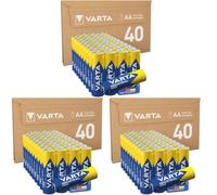 VARTA Pile AAA, Confezione da 120, Industrial Pro, alcaline