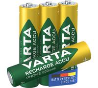 VARTA Pile AAA ricaricabili confezione da 4 Recharge Accu Phone batteria