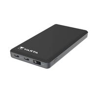 VARTA Power Bank 10000mAh, Batteria Esterna Power on Demand con 3 porte (1x USB