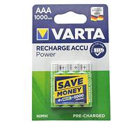 Varta Power NiMH Pile mignon AA Mignon 1000 mAh, confezione da 4