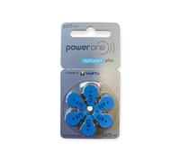30 batterie per apparecchi acustici powerone implant P675 blu (5 fogli da...