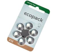 Varta PowerOne per apparecchi acustici, P312 (privo di mercurio) 60 Batterie