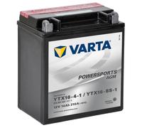 Varta Powersports AGM YTX16-BS-1 Batteria per moto YTX16-4-1 514901022 12V 14Ah 210A