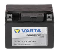 VARTA POWERSPORTS AGM BATTERIA MOTO T4L-BS (T4L-4) 12V 3Ah 40A 114x71x86 mm